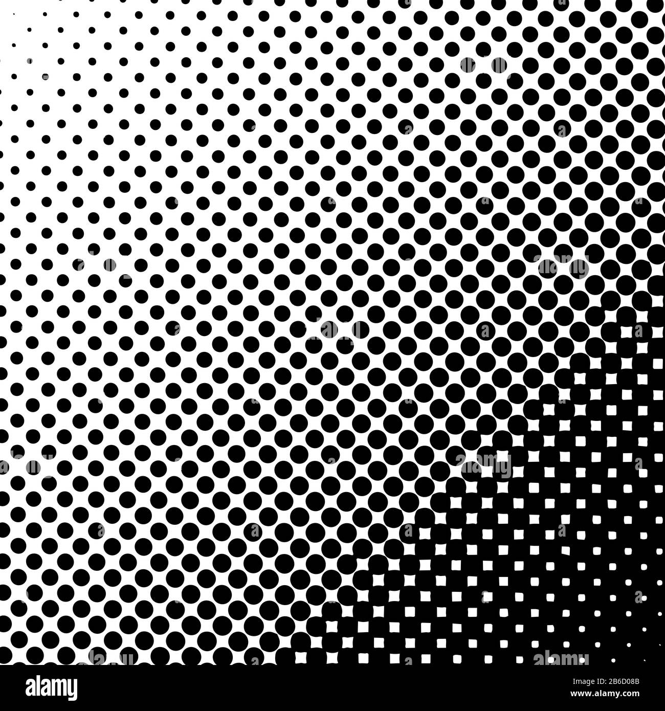 Arrière-plan abstrait de points demi-ton. Illustration vectorielle. Arrière-plan DOTS. Trame demi-ton Illustration de Vecteur
