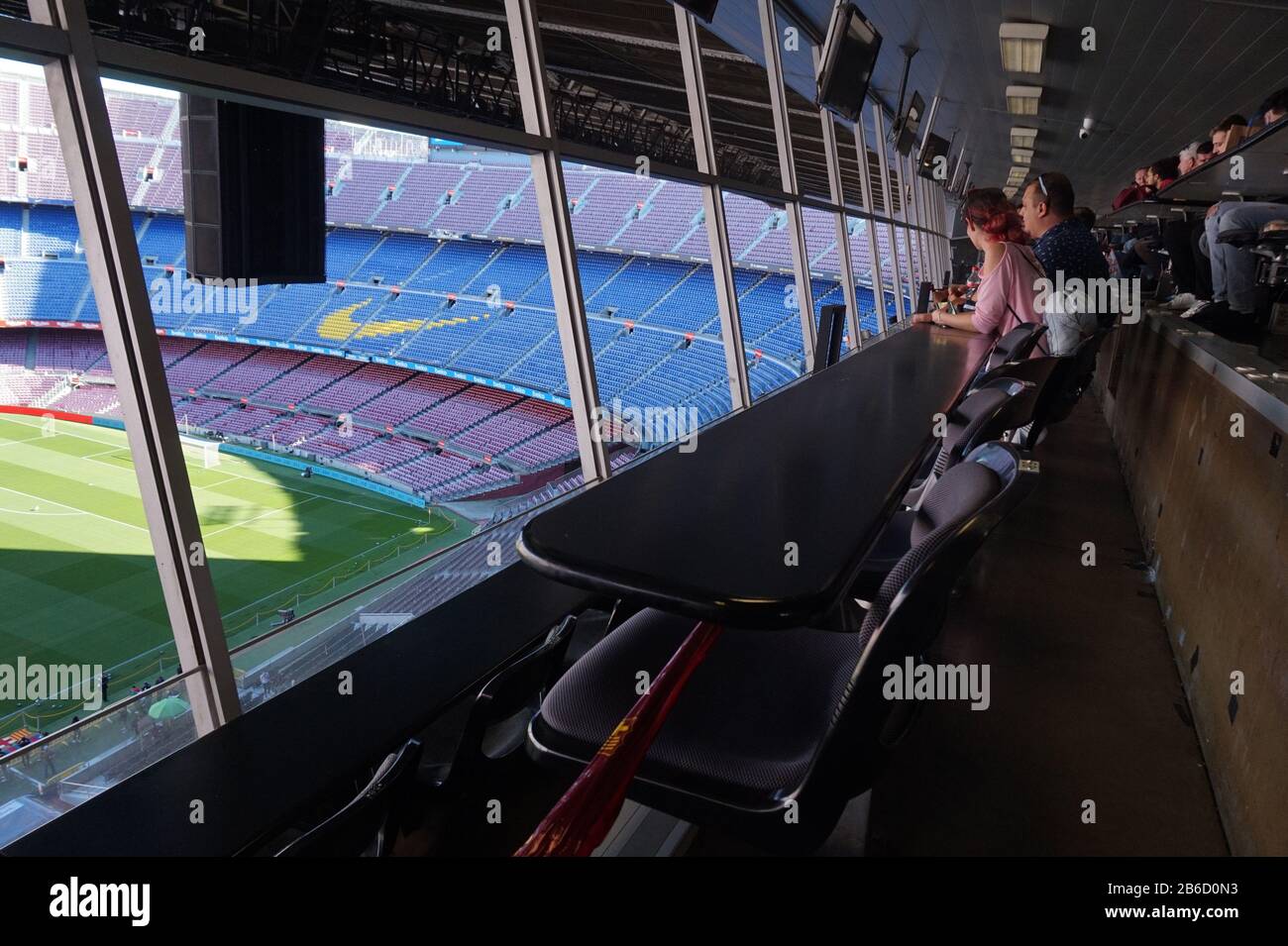 Stade Camp Nou Du Fc Barcelone, Barcelone, Espagne Banque D'Images