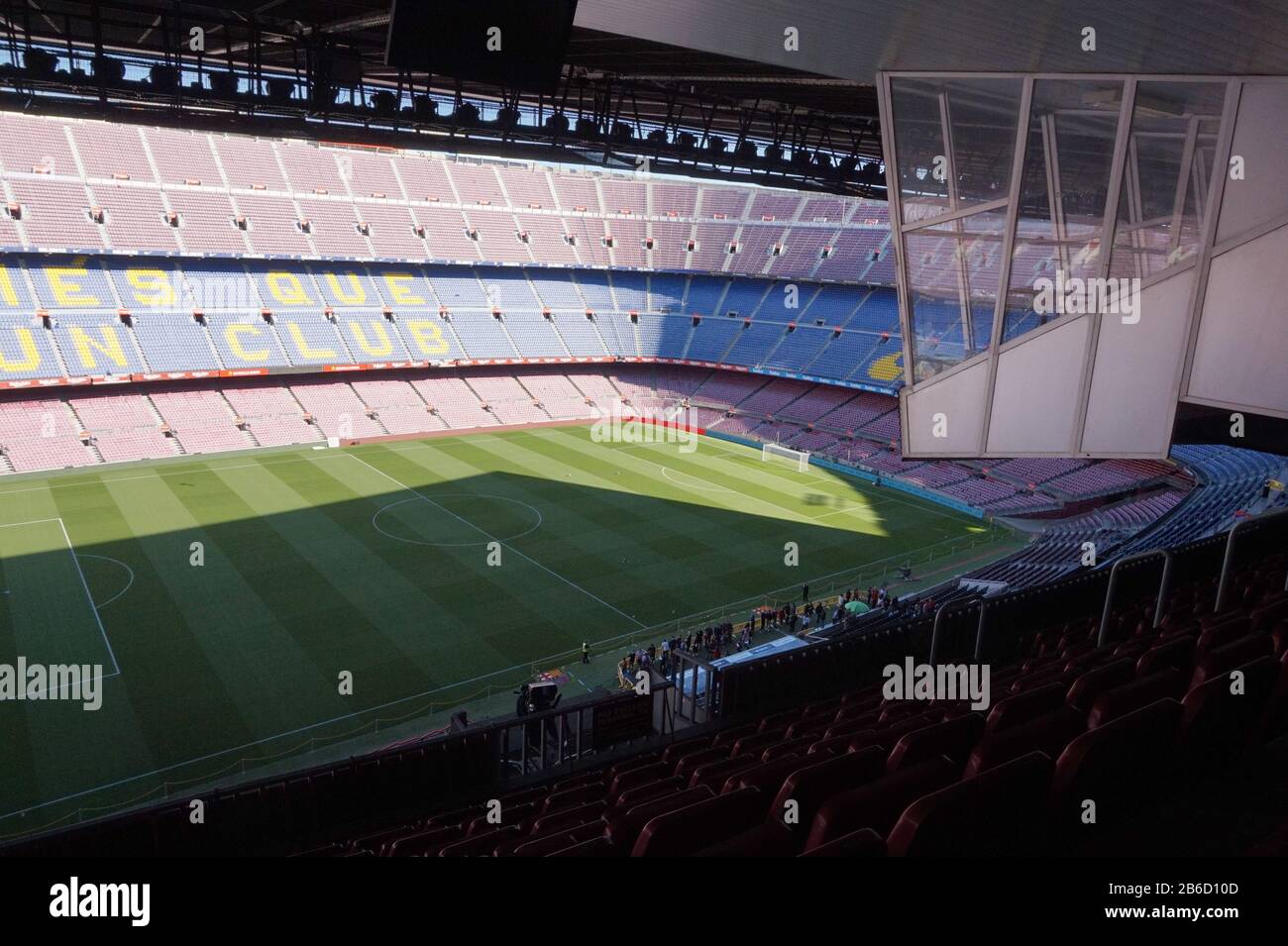 Stade Camp Nou Du Fc Barcelone, Barcelone, Espagne Banque D'Images