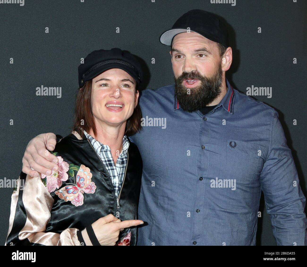 Los Angeles, Californie. 9 mars 2020. Juliette Lewis, Ethan Suplee aux arrivées pour LA CHASSE Premiere, ArcLight Cinemas - Hollywood, Los Angeles, CA 9 mars 2020. Crédit: Priscilla Grant/Everett Collection/Alay Live News Banque D'Images