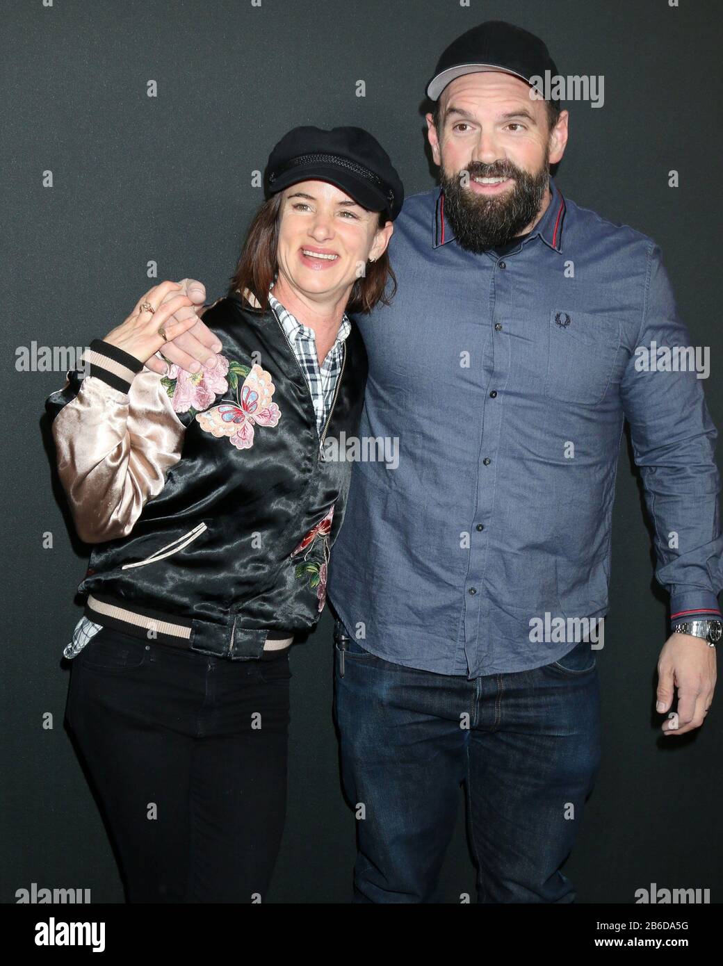 Los Angeles, Californie. 9 mars 2020. Juliette Lewis, Ethan Suplee aux arrivées pour LA CHASSE Premiere, ArcLight Cinemas - Hollywood, Los Angeles, CA 9 mars 2020. Crédit: Priscilla Grant/Everett Collection/Alay Live News Banque D'Images