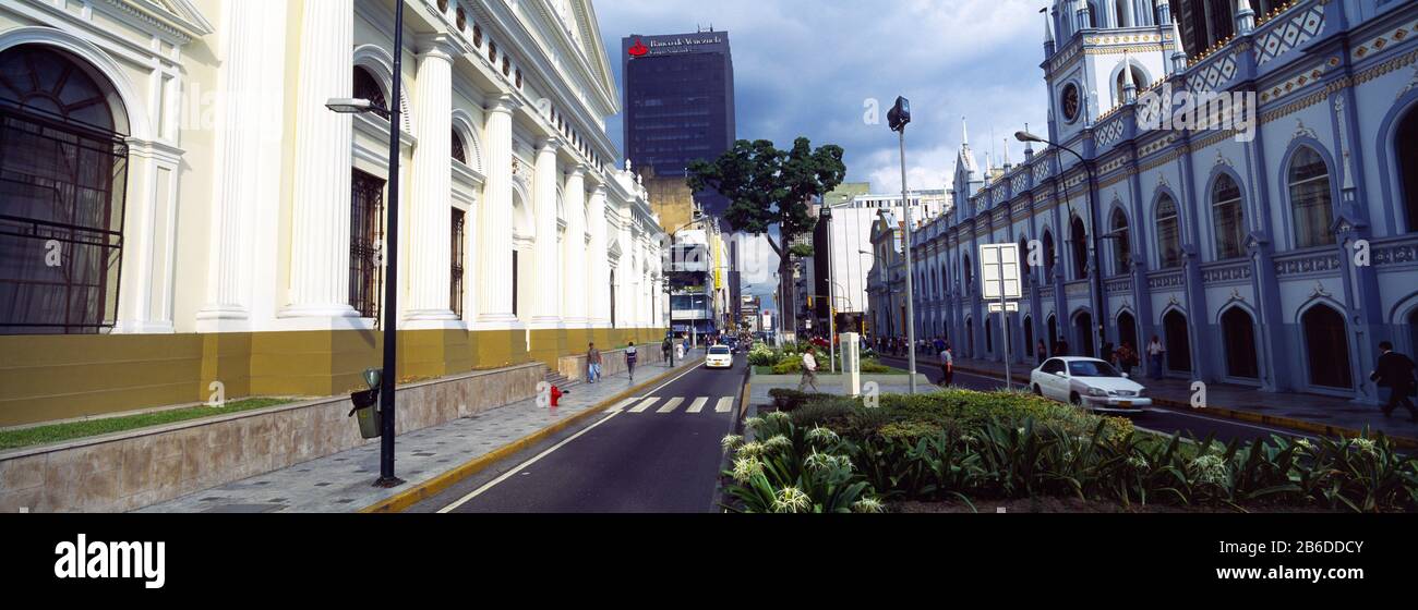 Bâtiment du gouvernement avec un palais dans une ville, Palacio de Las Academias, Asamblea Nacional de Venezuela, Caracas, Venezuela Banque D'Images