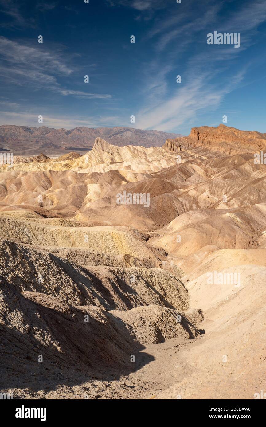 Zabriskie Point, Death Valley National Park, California, USA Banque D'Images