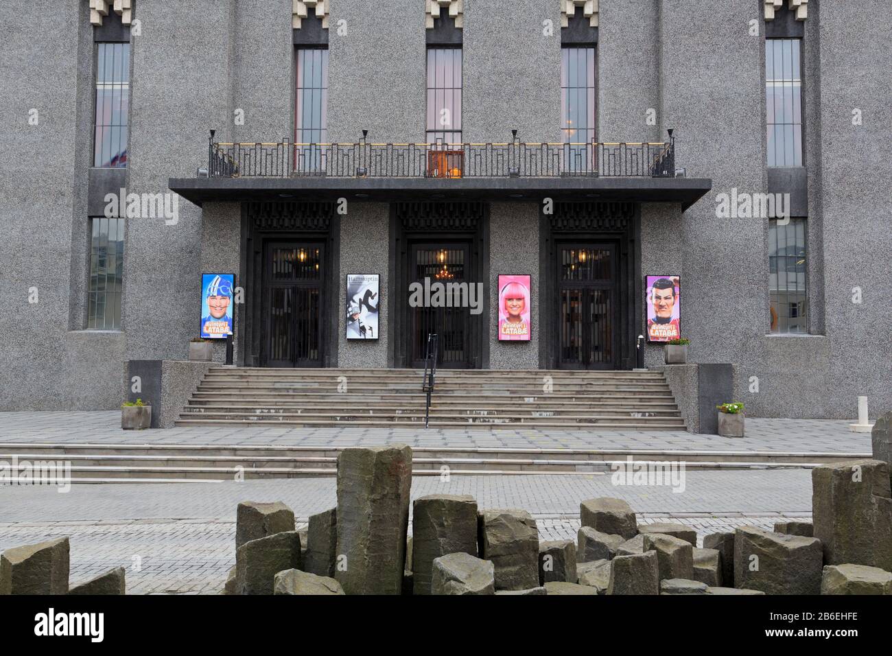 Théâtre National, Reykjavik, Islande, Europe Banque D'Images