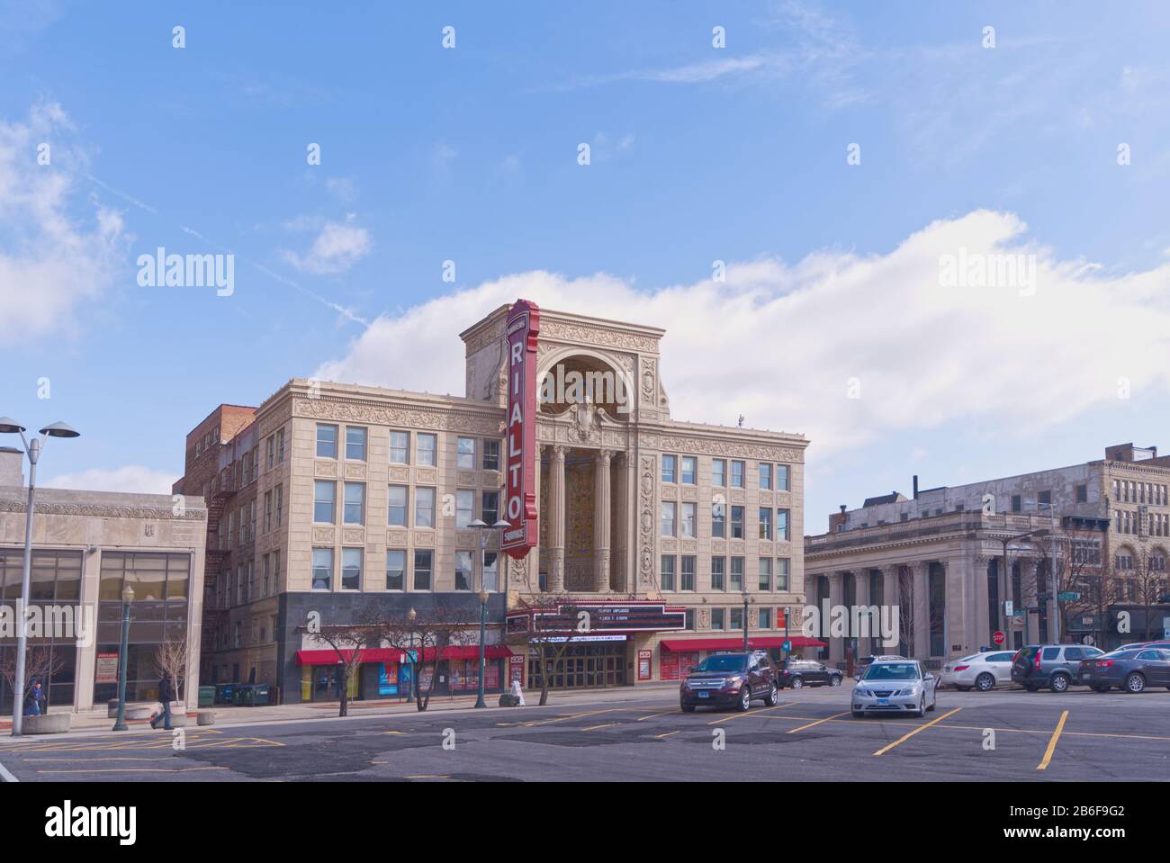 Le célèbre théâtre Rialto Square de Joliet, Illinois Banque D'Images