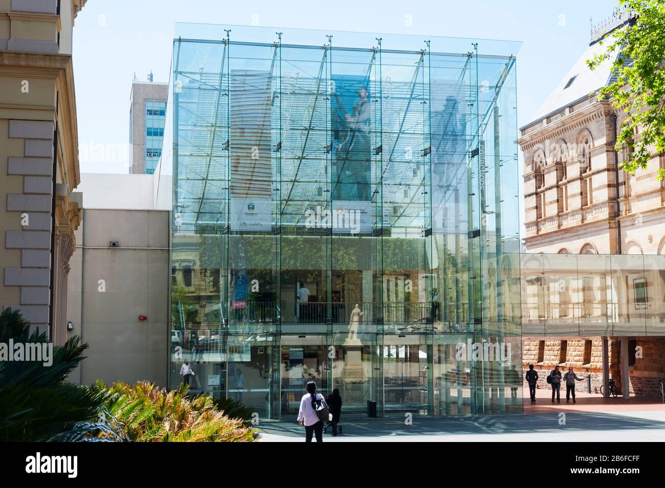 Entrée Au Musée De L'Australie Méridionale, Adélaïde, Australie Méridionale, Australie Banque D'Images