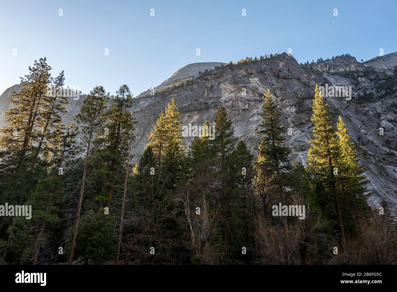 Paysage De Mirror Lake, Parc National De Yosemite, Californie, États-Unis Banque D'Images