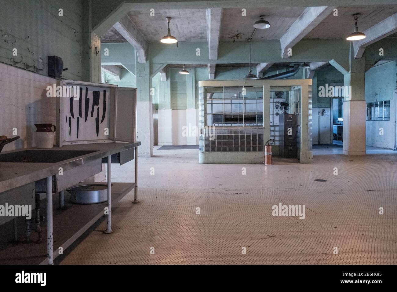 Prison pénitentiaire fédérale d'Alcatraz à San Francisco, Californie, États-Unis Banque D'Images