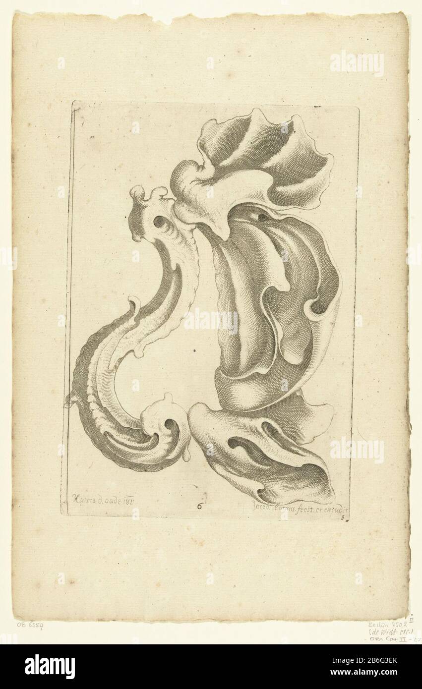 Cartouche avec crâne Festivites, Aurifaris (titre de la série) Cartouche avec deux compartiments, le haut dans un masque , avec entre un crâne. Imprimez la deuxième édition de la série. Fabricant : printmaker Jacob Lutmanaar design: Johannes Lutma (1584-1669) (bâtiment classé) Editeur: Frederik de Wit (possible) Lieu de fabrication: Amsterdam (possible) Date: CA. 1654 - ca. . 1678 matériau: Technique du papier: Gravure / engraissement (processus d'impression) mesures: Bord de la plaque: H 227 mm × W 158 mm Objet: (Humain)  cartouche d'ornement du crâne Banque D'Images Cartouche avec crâne Festivites, Aurifaris (titre de la série) Cartouche avec deux compartiments, le haut dans un masque , avec entre un crâne. Imprimez la deuxième édition de la série. Fabricant : printmaker Jacob Lutmanaar design: Johannes Lutma (1584-1669) (bâtiment classé) Editeur: Frederik de Wit (possible) Lieu de fabrication: Amsterdam (possible) Date: CA. 1654 - ca. . 1678 matériau: Technique du papier: Gravure / engraissement (processus d'impression) mesures: Bord de la plaque: H 227 mm × W 158 mm Objet: (Humain)  cartouche d'ornement du crâne Banque D'Images