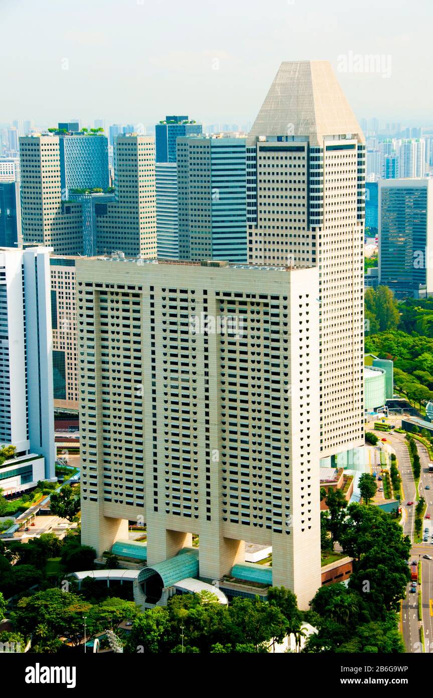 Bâtiments de la ville de Singapour Banque D'Images