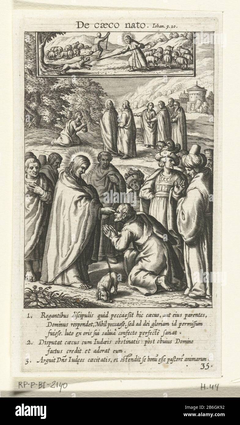 Christ heals un homme né aveugle, le caeco otan (titre objet) passionis vitae et mortis Jesu Christ (titre de la série) Christ heals un homme né aveugle ISDE caeco otan (titre objet) Vitae passionis et mortis Jesu Christ (titre de la série) Type de propriété: Illustration du livre photo N° de série 35 / N° de référence: RP-P-2BI 2140140F Catalusentie: Holllstein Dutch 44 Inscriptions / marques: Marque de collectionneur, verso inférieur gauche, estampillée: Lugt 240 Fabricant : printmaker: Boëtius Adamsz. Bolswertnaar propre design: Boëtius Adamsz. Bolswertuitgever Hendrik Aertssens Lieu De Fabrication: Anvers Date: 1590 - 1622 Et / Banque D'Images