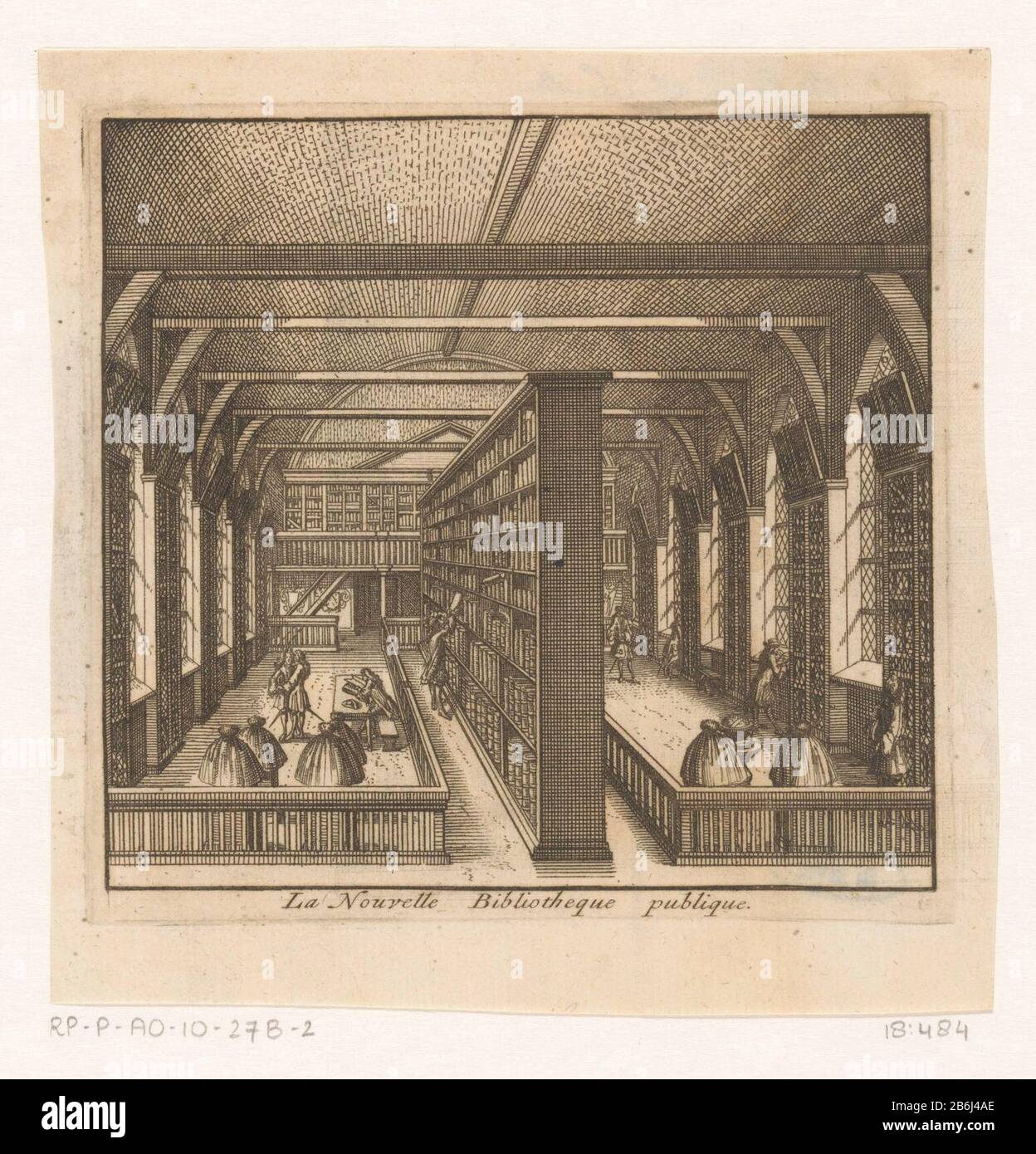 La nouvelle Université de Leiden vue à l'intérieur de la Nouvelle bibliotheque publique (titre objet) La nouvelle Université de Leiden à l'intérieur de gezien. Fabricant : printmaker: Éditeur anonyme Pieter van der Aa (I) (possible) Lieu de fabrication: Leiden Date: 1712 matériau: Technique du papier: Dimensions de gravure: Bord de la plaque: H 116 mm × W 124 mmToelichtPrent également utilisé dans: Les delices le Leide, Celebres une des villes de l'Europe, qui contiennent une description le fils exact antiquité, de ses plongeurs aggrandissemens, le fils academy, de ses manufactures, de ses curiostés (...). Leiden: Pieter van der Aa, 1 Banque D'Images