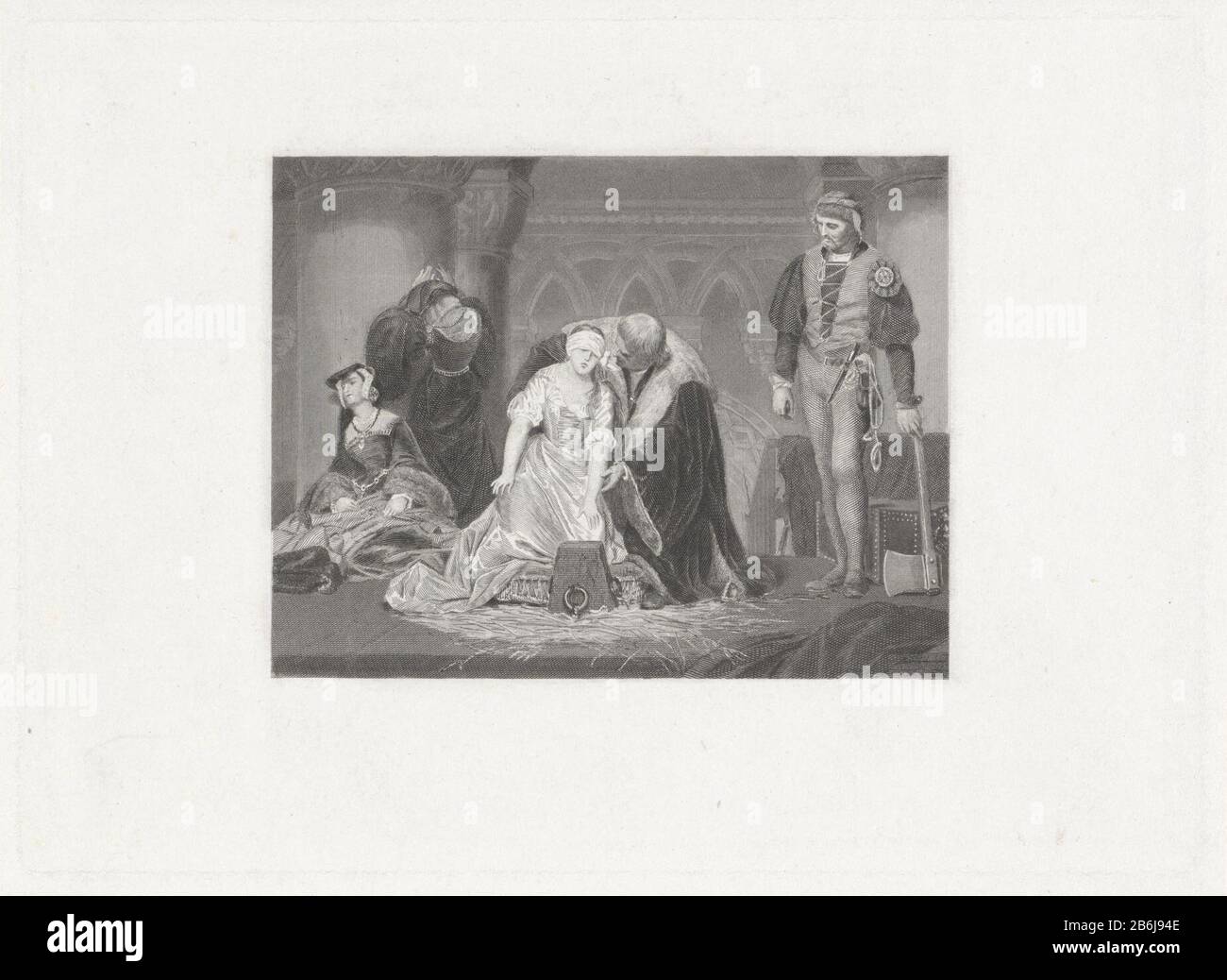 The execution of lady jane grey Banque de photographies et d’images à haute résolution Alamy