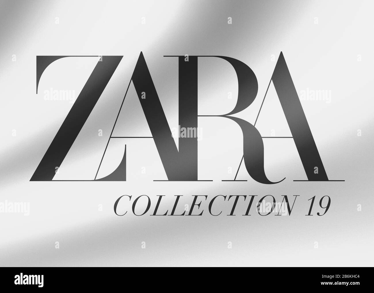 Logo de la collection Zara 19 Banque D'Images