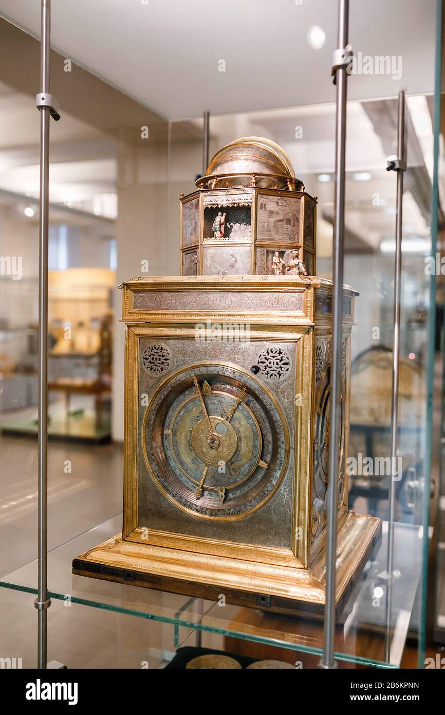 23 MARS 2017, VIENNE, AUTRICHE : ancien astrolable dans le musée technique de Vienne Banque D'Images