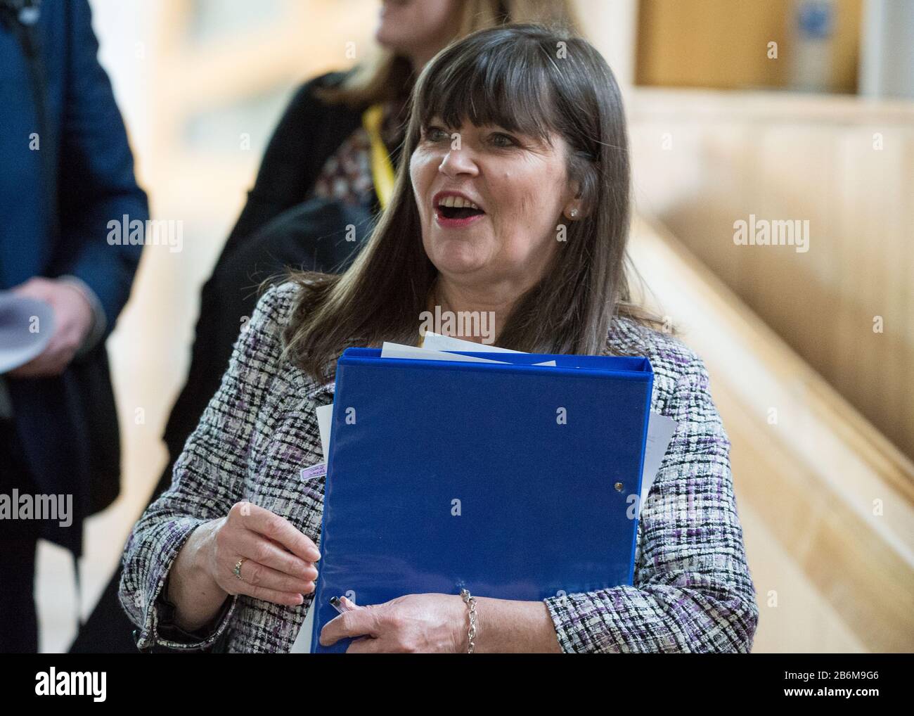 Édimbourg, Royaume-Uni. 11 mars 2020. Photo : Clare Haughey Msp - Ministre De La Santé Mentale. Déclaration Ministérielle : Enquête Indépendante Sur Les Services De Santé Mentale À Tayside. Scènes de l'intérieur du Parlement écossais. Crédit : Colin Fisher/Alay Live News Banque D'Images