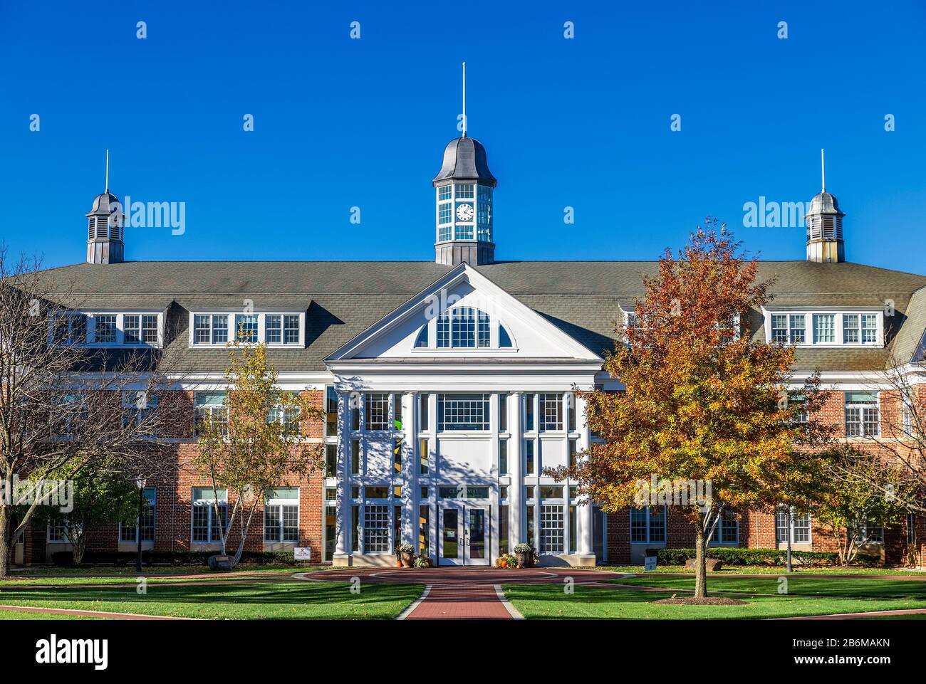 L'École de Salisbury, Salisbury, Connecticut, USA. Banque D'Images