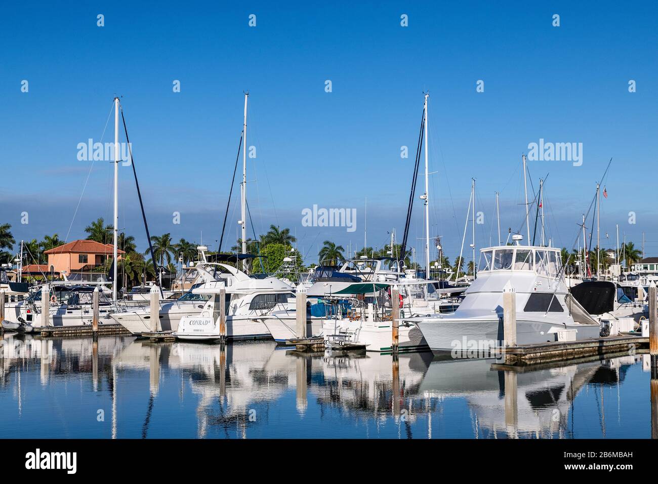 Port De Plaisance De Marco Island. Banque D'Images