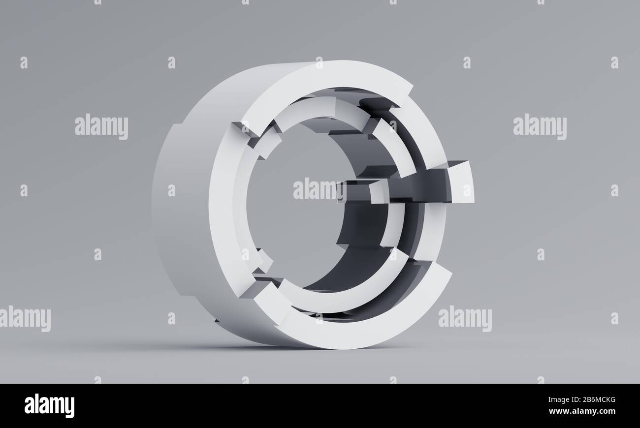 Rendu 3D abstrait, arrière-plan moderne, motif graphique Banque D'Images