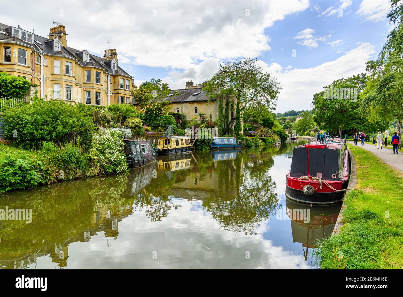 Le Canal Kennet Et Avon, Bath Banque D'Images