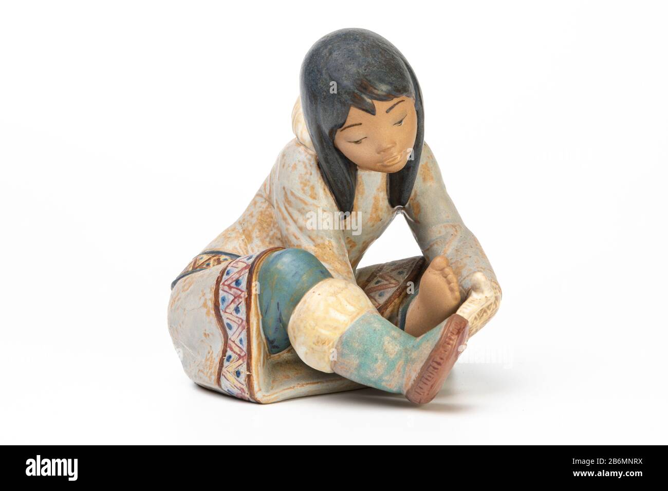 Figurine Lladro Inuit Banque D'Images
