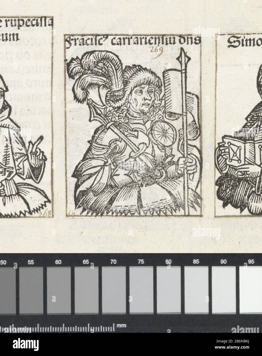 Francesco I da Carrara Franciscus carrariensium dominus (objet titel op) Liber Chronicarum (serietitel) Een bloemkelk met een vaandeldrager. De tekst identificeert Hem als Francesco I da Carrara. De prent maakt deel uit van een album. Fabricant : protmaker: Michel Wolgemut (atelier van)prentmaker: Wilhelm Pleydenwurff (atelier van)Plaats fabriquent: Neurenberg Dating: 1493 Physical kenmerken: Houtsnede geplakt op albumblad; tekst in boekdruk; verso met tekst in boekdruk Material: Beliebeliekken of hneekhneeeksneekngbeliekken / hnekngbekngät: Hnekngät: Hnekrngälder: Hnekrnekrn Banque D'Images