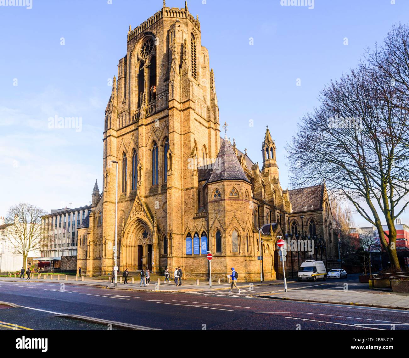 Église du Saint Nom de Jésus, Oxford Road, Manchester Banque D'Images