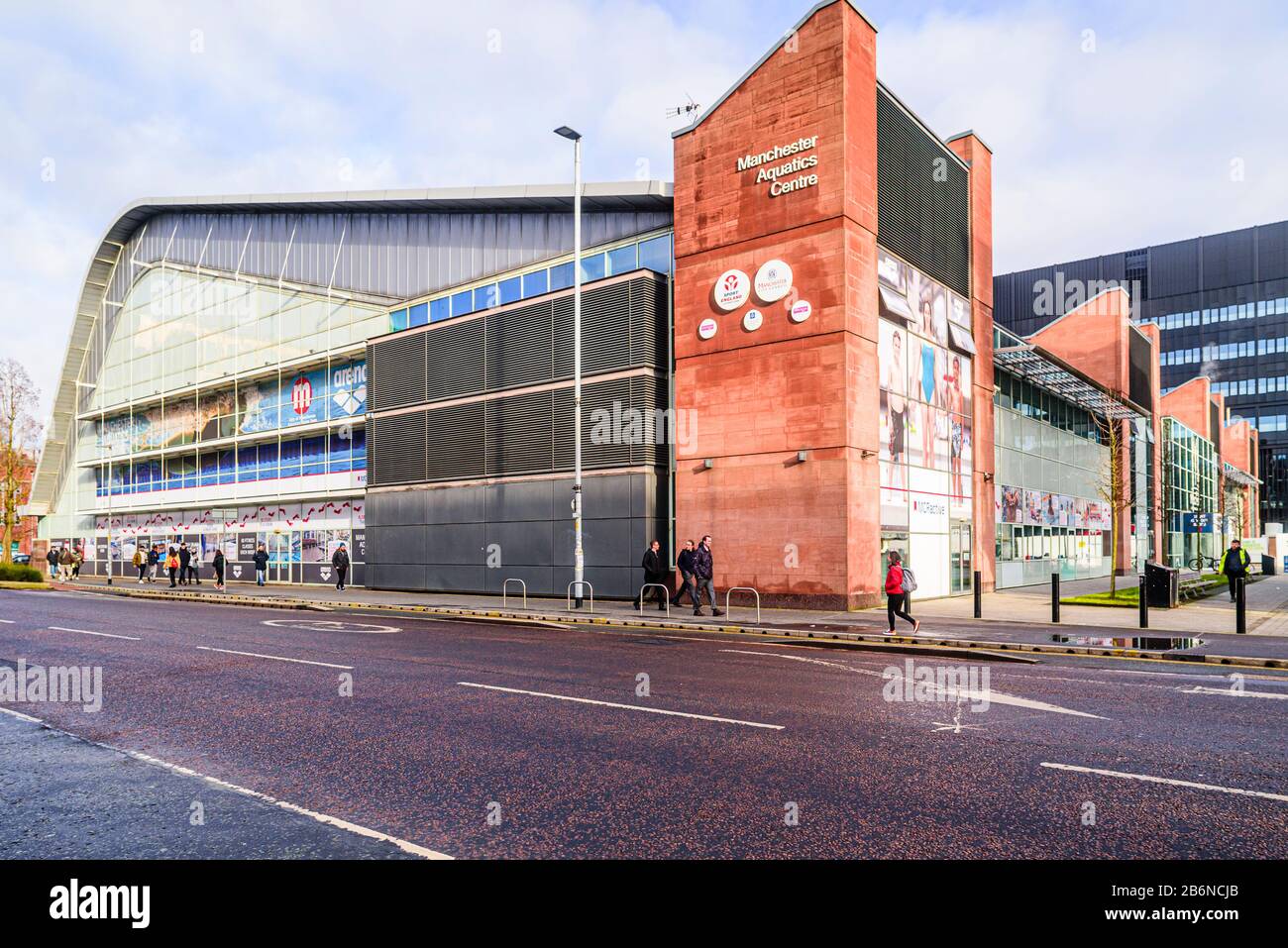 Centre Aquatique De Manchester, Oxford Road, Manchester Banque D'Images