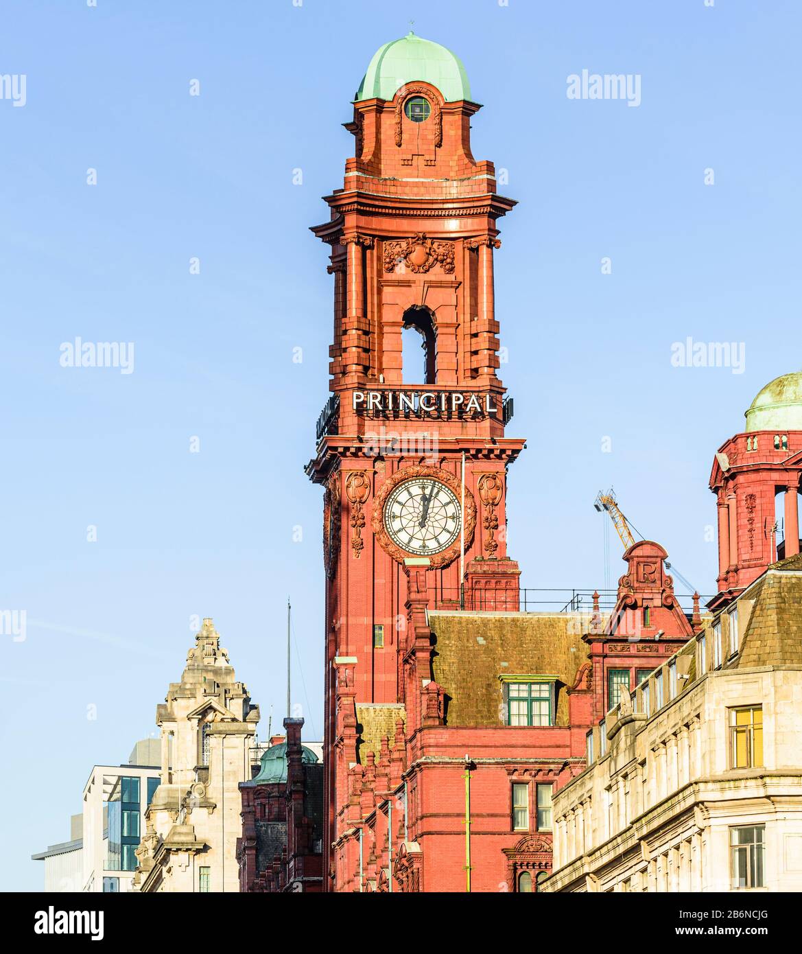 Tour Du Principal (Anciennement Palace Hotel), Oxford Road, Manchester Banque D'Images