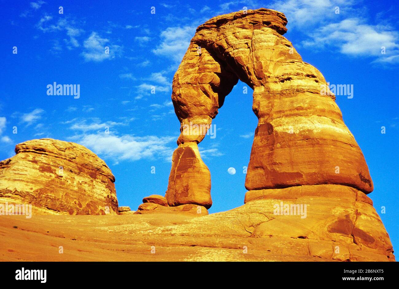 États-Unis - Utah - Délicat Arch - Arches National Park Banque D'Images