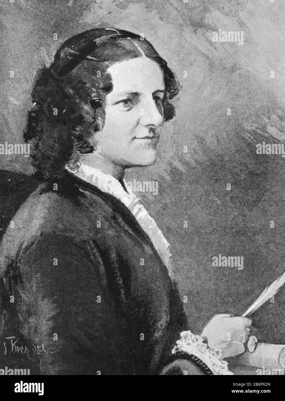 Anna SEWELL (1820-1878) romancier anglaise, auteur de Black Beauty (1877) Banque D'Images