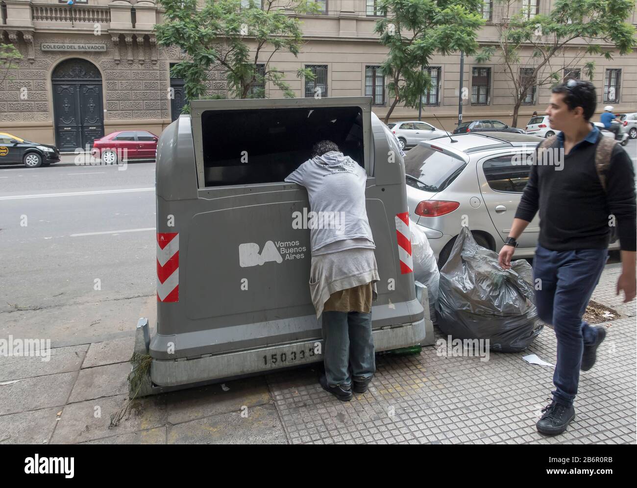 Cueillette Des Ordures Buenos Aires, Argentine Banque D'Images