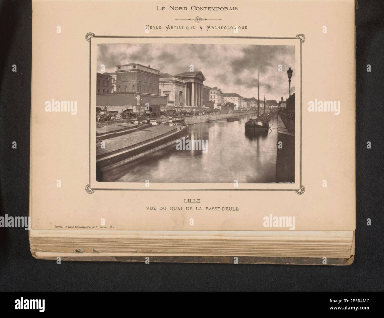 Lille (Nord). La Deûle et le grand pont, vers 1900