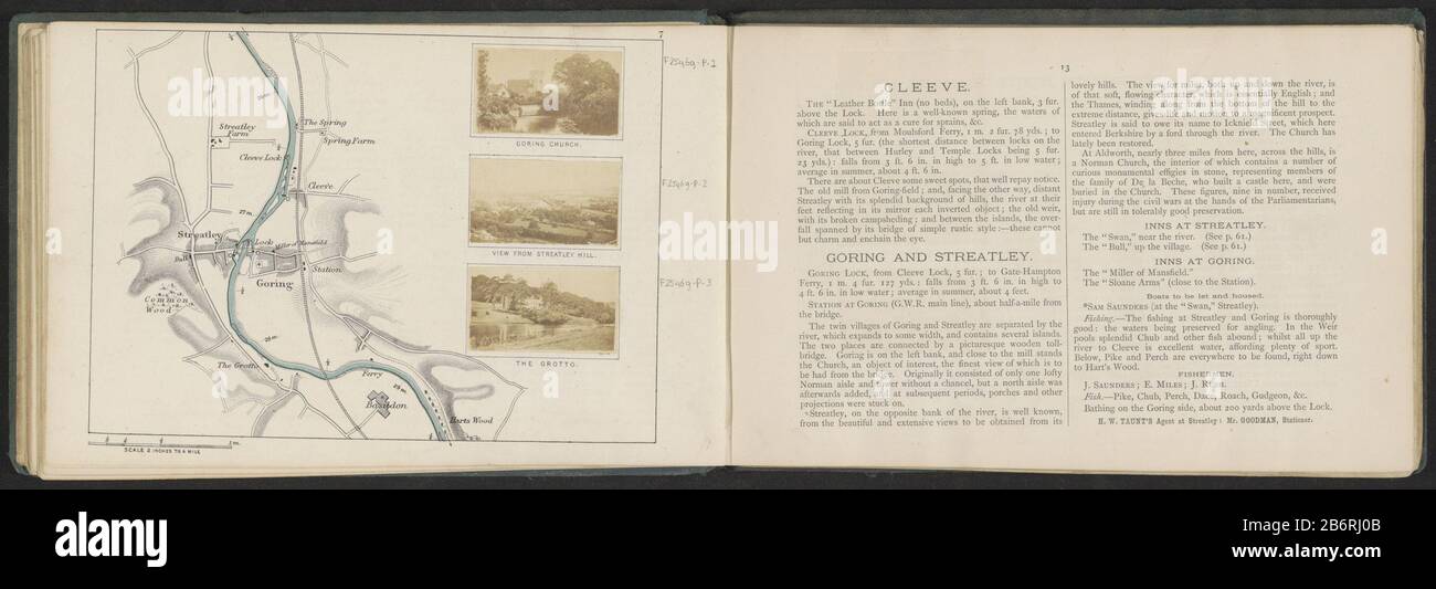 Gezicht vanaf Streatley Hill vue de Streatley Hill (objet op titel) vue de Streatley Hill vue de Streatley Hill (objet titre) Type de bien: Page photo Numéro d'article: RP-F-F25469-P 2 Fabricant : Photographe: Henry W. TauntPlaats fabrication: Streatley Dating: 1871 matériel: Technique papier: Albumen dimensions: Photo: Photo: Photos H 30 mm × W 53 mmdébut de page de ToeliechtingFoto 13. Sujet : colline de la rivière (haute) où : StreatleyTheems Banque D'Images