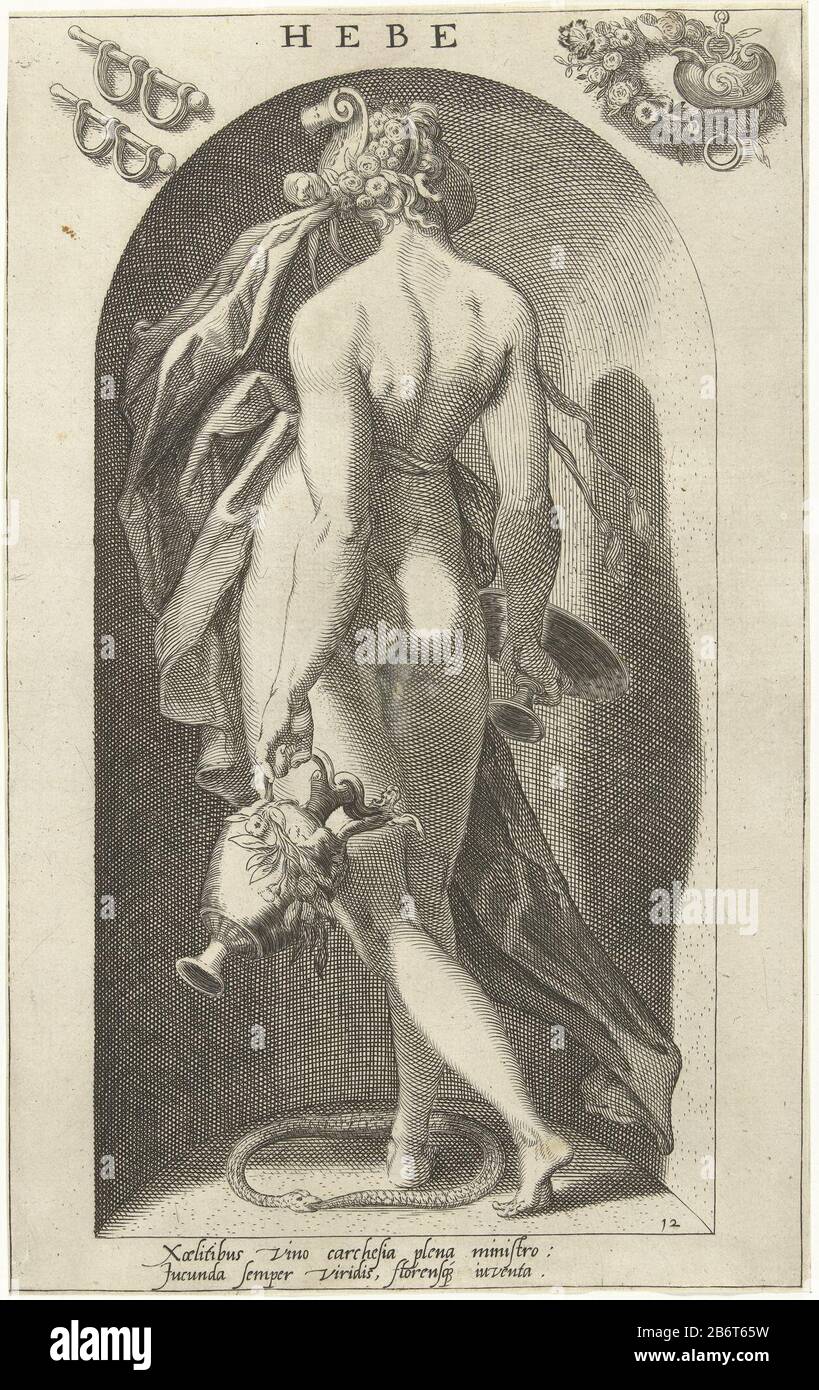 Symbole de la déesse grecque Hebe est la déesse de la jeunesse ou le premier de la vie.