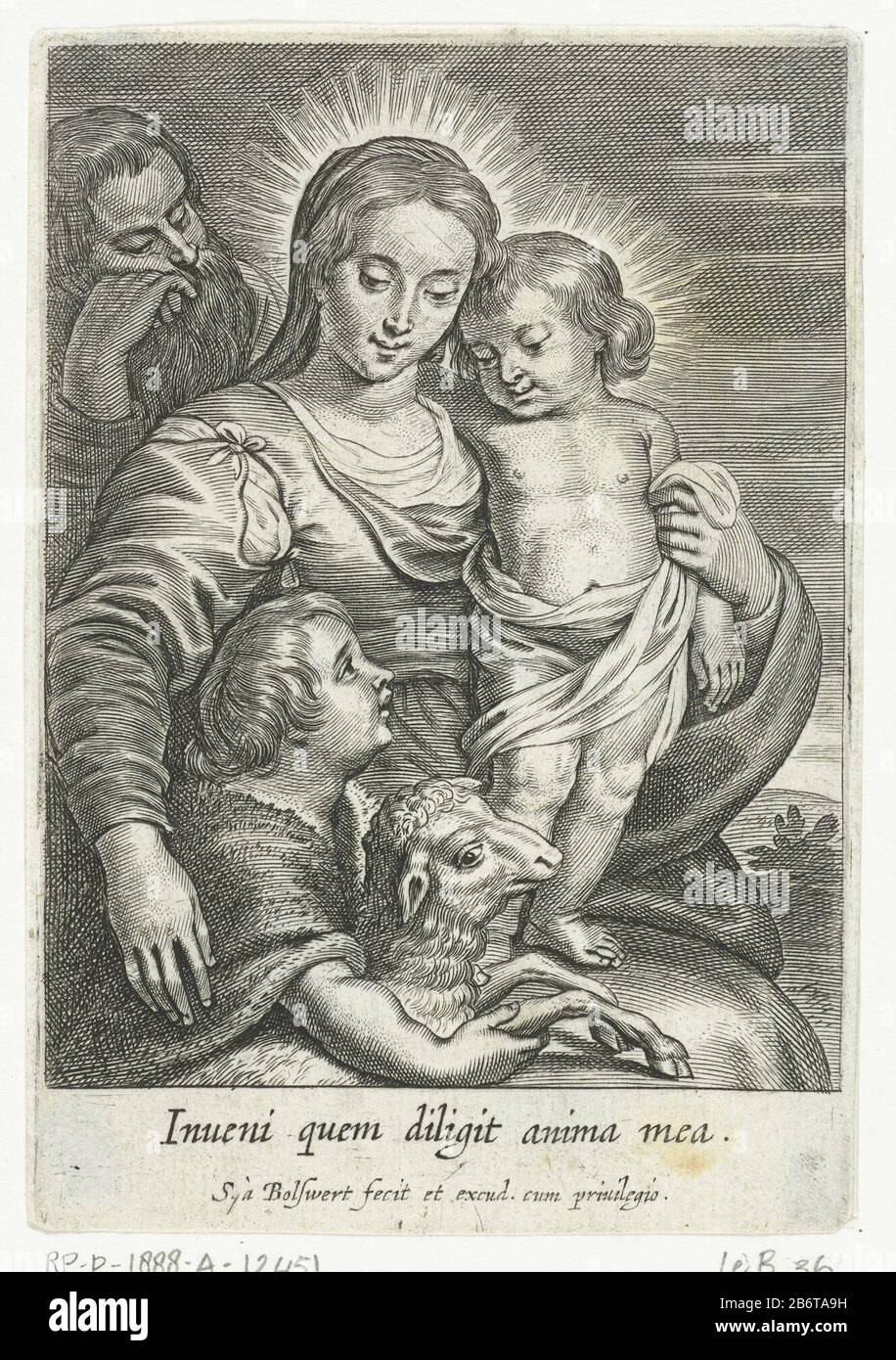 Sainte famille avec Jean-Baptiste et LamVélins (titre de la série) Type de bien: Photo Numéro d'article: RP-P-1888-A-12451 Catalogusreferentie: Holllstein Dutch 60-149 Inscriptions / marques: Marque du collectionneur, verso under, estampillée: Lugt 2228 Fabricant: Printmaker: Schelte Adamsz. Bolswert (bâtiment classé), conçu par Peter Paul Rubens Éditeur: Schelte Adamsz. Bolswert (bâtiment classé) Daté: 1596 - 1659 Caractéristiques physiques: Matériel automobile: Technique du papier: Engrala (processus d'impression) Dimensions: Bord de la plaque: H 129 mm × W 90 mmToelichtPrent de la série Velins quatre-vingt-dix tirages conçus par Peter Paul Ru Banque D'Images
