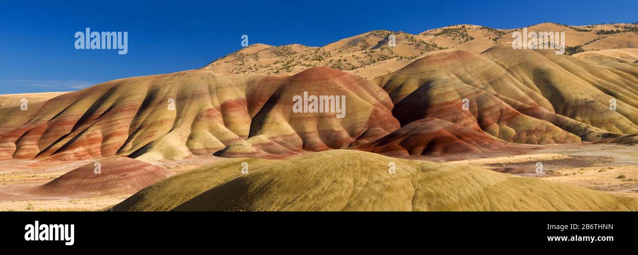 John Day Fossil Beds, Painted Hills Unit, Mitchell, Oregon États-Unis Banque D'Images