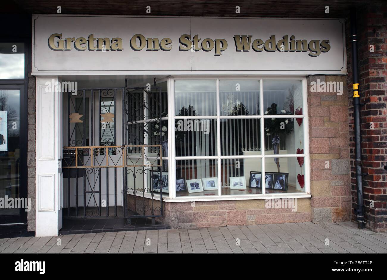 Gretna Green One Stop Wedding, agence de "forfaits mariage" / Gretna Green One Stop Wedding, agence de "forfaits mariage" Banque D'Images