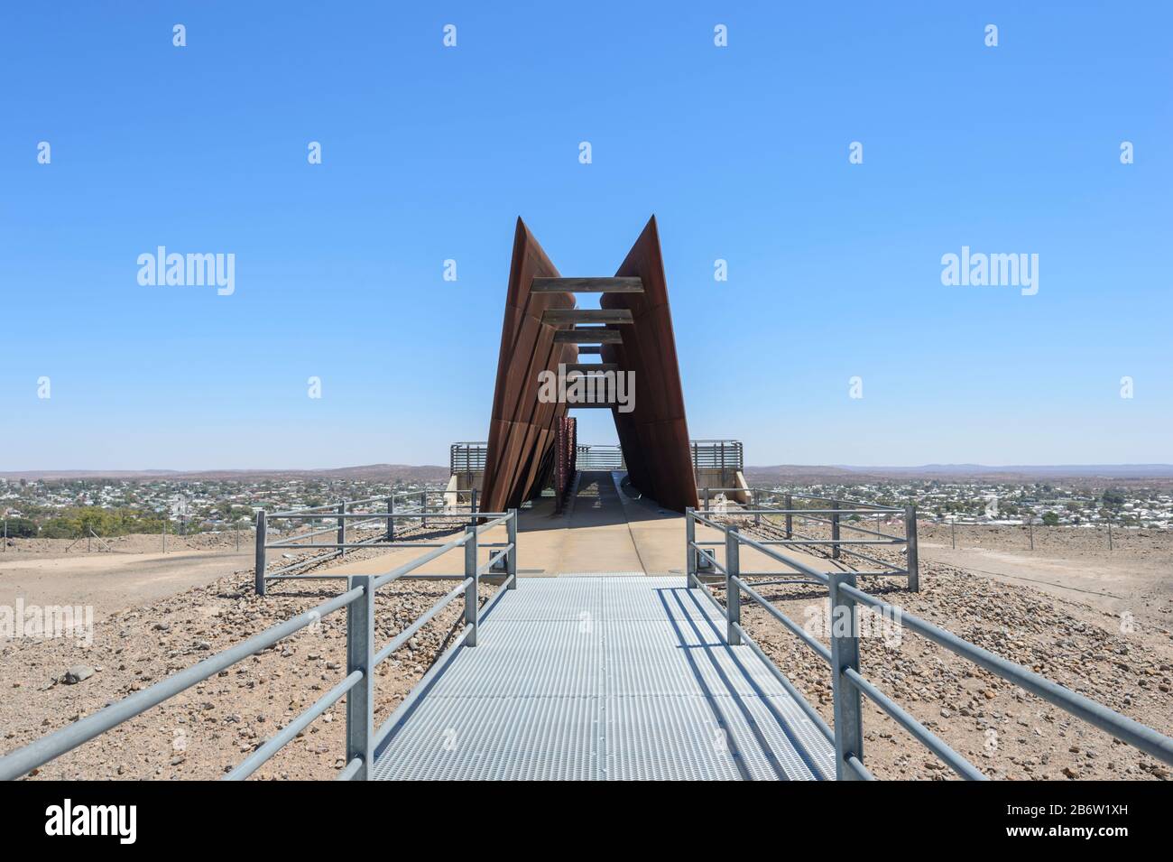 Line Of Lode Miners Memorial, Broken Hill, Silvercity, Nouvelle-Galles Du Sud, Nouvelle-Galles Du Sud, Nouvelle-Galles Du Sud, Australie Banque D'Images