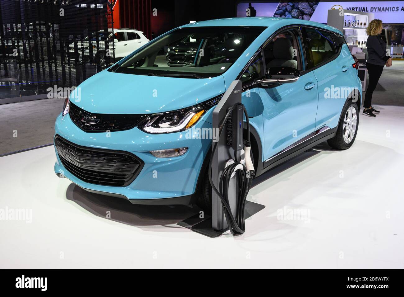 Le Chicago Auto Show 2020 À Mccormick Place, Chicago, Il, États-Unis Avec: Chevrolet Bolt Ev Electric Car Où: Chicago, Illinois, États-Unis Quand: 06 Feb 2020 Crédit: Adam Bielawski/Wenn.com Banque D'Images