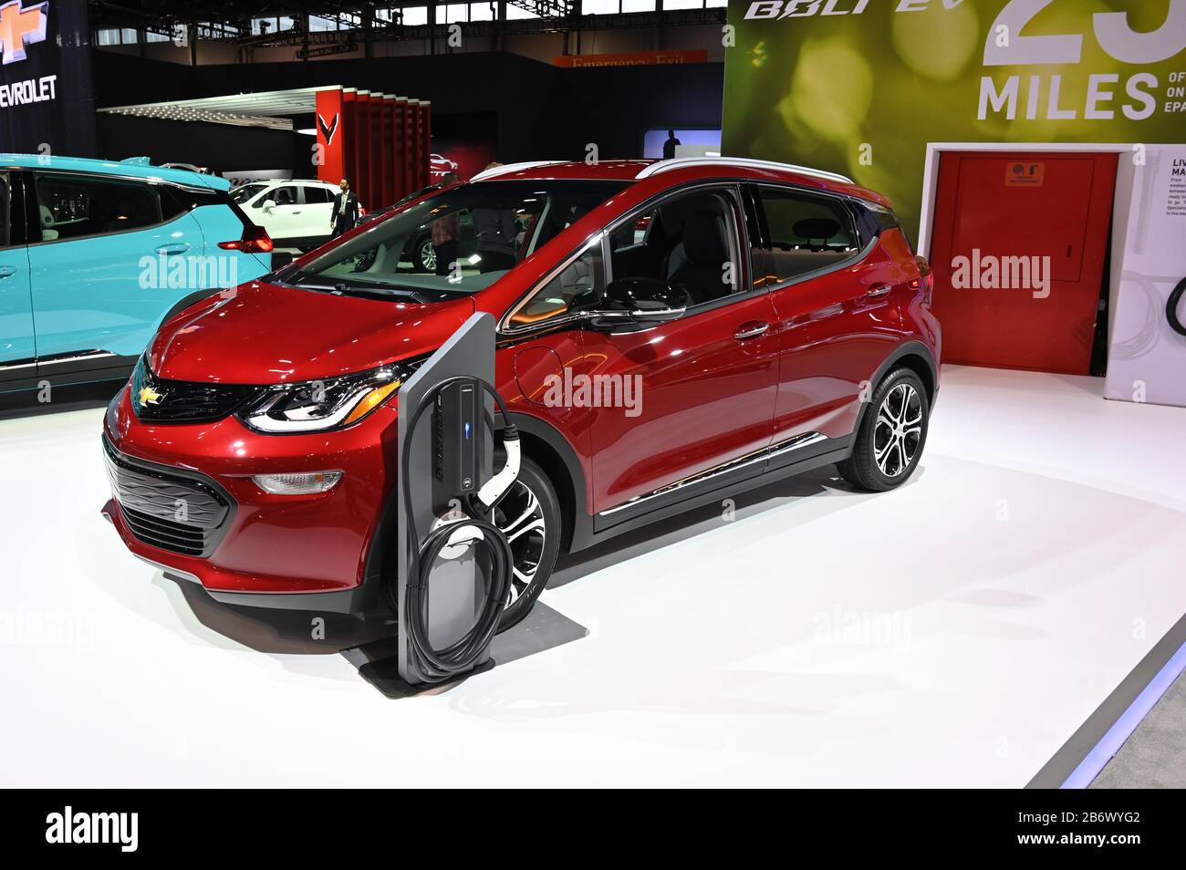 Le Chicago Auto Show 2020 À Mccormick Place, Chicago, Il, États-Unis Avec: Chevrolet Bolt Ev Electric Car Où: Chicago, Illinois, États-Unis Quand: 06 Feb 2020 Crédit: Adam Bielawski/Wenn.com Banque D'Images