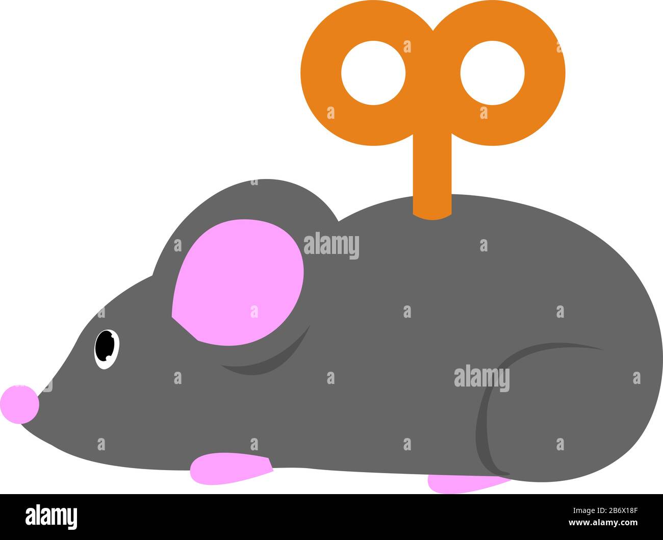 Souris, illustration, vecteur sur fond blanc. Illustration de Vecteur