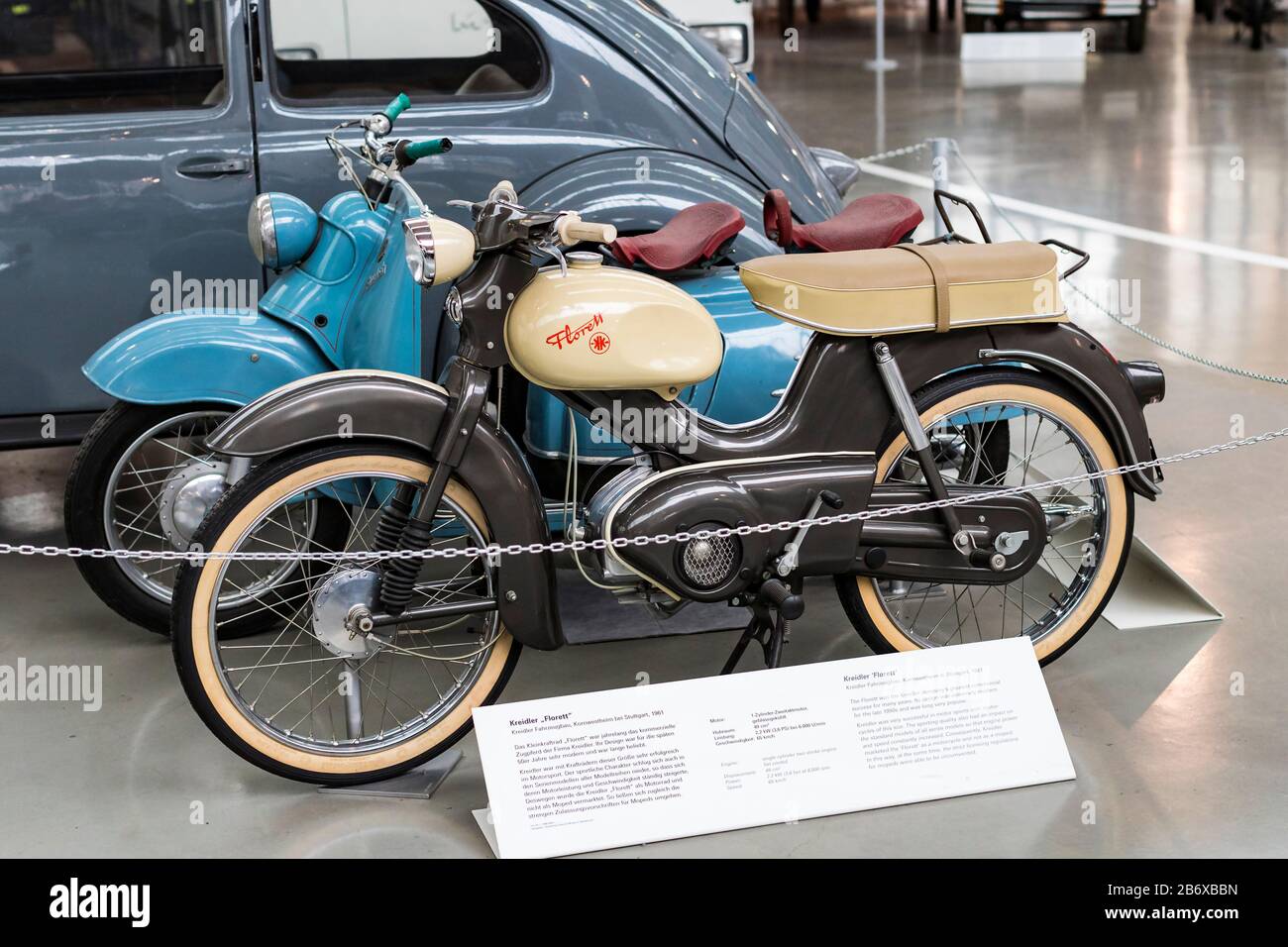 MUNICH, ALLEMAGNE - le 26 novembre 2018:collection de véhicules et historiquement connu pour le Musée des Transports de Munich (Deutsches Museum Verkehrszentrum). Banque D'Images