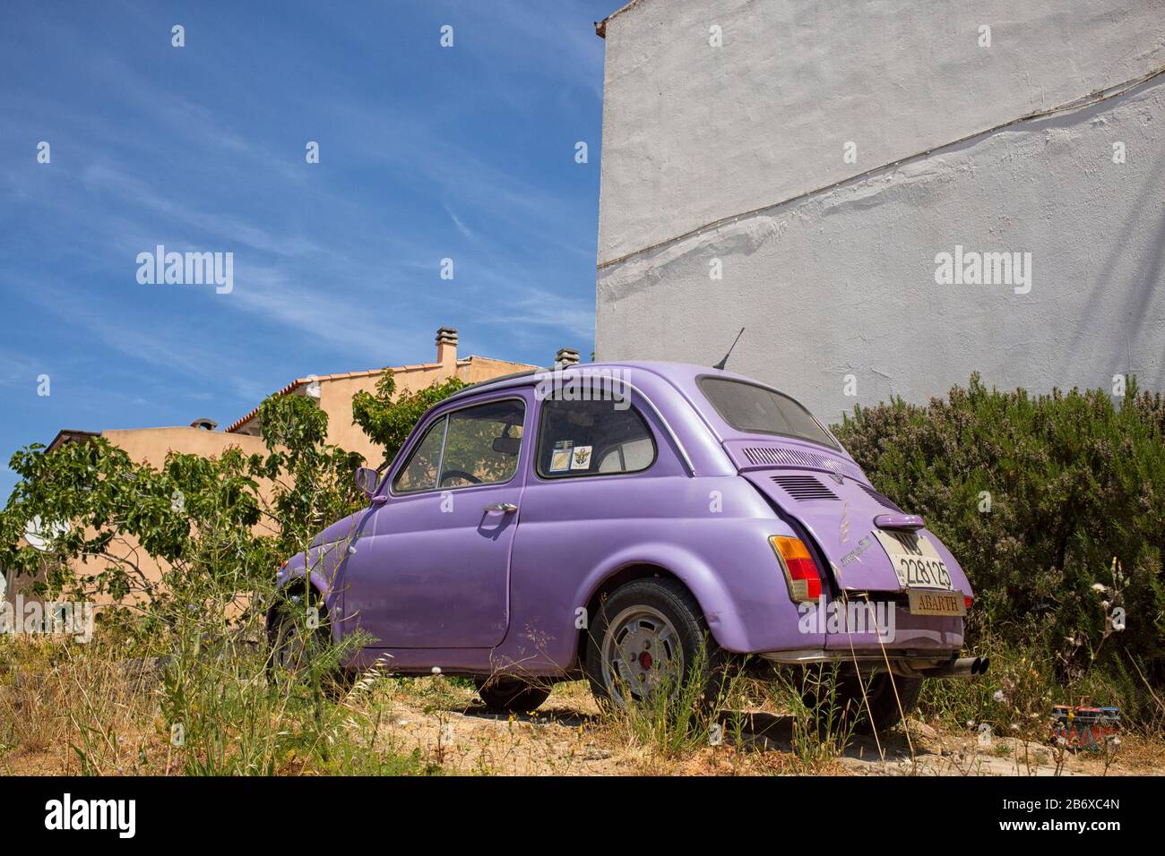 Italie fiat 500 vieille voiture italienne typique Banque de ...