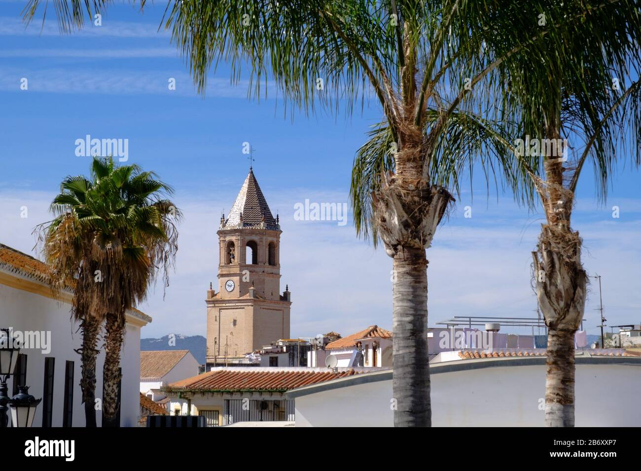 Église San Juan Bautista À Velez-Malaga, Malaga, Axarquia, Andalousie, Espagne, Europe Banque D'Images
