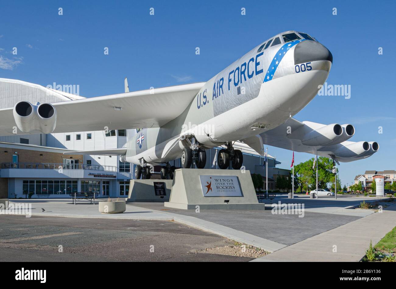 Ailes Au-Dessus du Rockies Air and Space Museum à l'extérieur de Denver, CO, États-Unis Banque D'Images