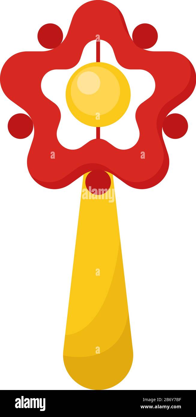 Jouet bébé, illustration, vecteur sur fond blanc. Illustration de Vecteur