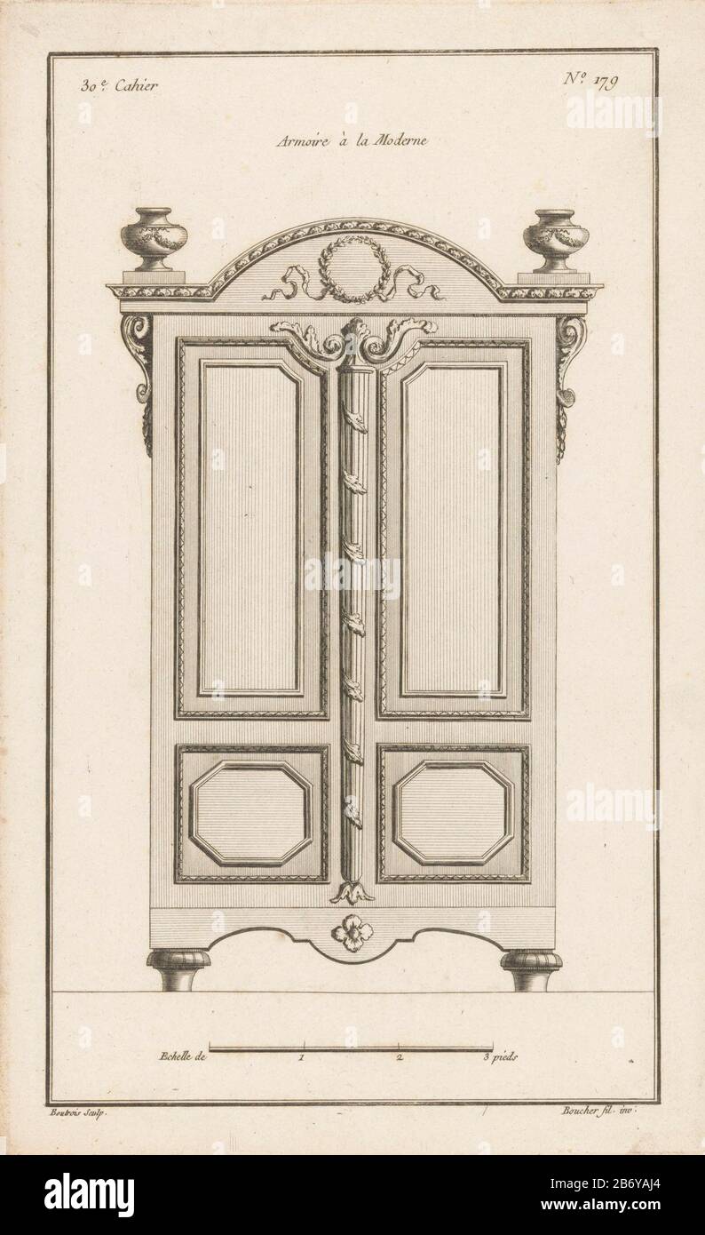 une boîte décorée avec une couronne de laurier et deux vases. Imprimer Le Numéro 179. Fabricant : printmaker Philibert Boutropois (propriété cotée) conçu par: Juste Nathan François Boucher (bâtiment classé) Editeur: Charles le Père & Pierre-Michel AvaseulezPlaats fabrication: Paris Date: 1772 - 1779 Caractéristiques physiques: Gravure et engring matériaux: Papier technique: Gravure / A (processus d'impression) mesures: EDGE: H b 328 mm × 204 cinq mmToelichtingPrent d'une série de zes. Objet: Meubles pour storagegarland, wreathvase  ornement Banque D'Images une boîte décorée avec une couronne de laurier et deux vases. Imprimer Le Numéro 179. Fabricant : printmaker Philibert Boutropois (propriété cotée) conçu par: Juste Nathan François Boucher (bâtiment classé) Editeur: Charles le Père & Pierre-Michel AvaseulezPlaats fabrication: Paris Date: 1772 - 1779 Caractéristiques physiques: Gravure et engring matériaux: Papier technique: Gravure / A (processus d'impression) mesures: EDGE: H b 328 mm × 204 cinq mmToelichtingPrent d'une série de zes. Objet: Meubles pour storagegarland, wreathvase  ornement Banque D'Images