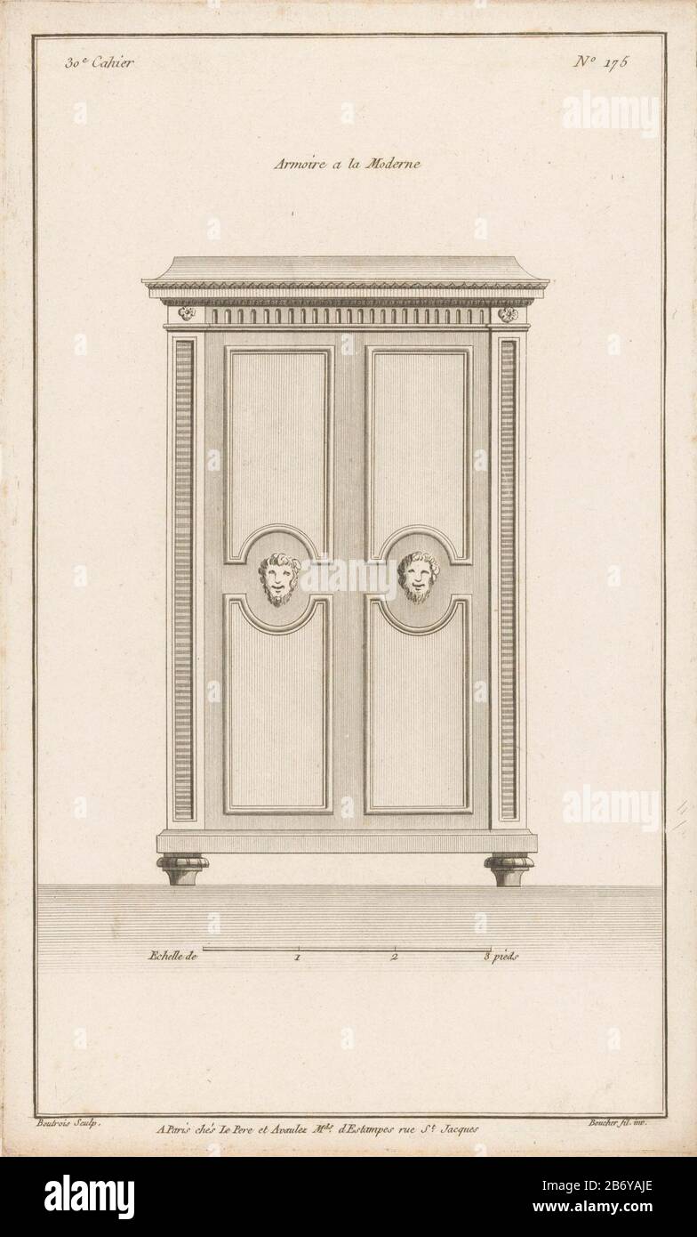 Kast a rencontré des makers Armoire a la moderne (objet titel op) Kasten (servietitel) 30 e Cahier (objet servietitel op) UNE boîte décorée avec des visages mâles. Imprimer Le Numéro 175. Fabricant : printmaker Philibert Boutropois (propriété cotée) conçu par: Juste Nathan François Boucher (bâtiment classé) Editeur: Charles le Père & Pierre-Michel Avaulez (propriété cotée) Lieu de fabrication: Paris Date: 1772 - 1779 Caractéristiques physiques: Gravure et engring matériau: Technique papier: Gravure / engring (processus d'impression) mesures: Edge: H 331 mm × W 200 mmToelichtingPrent une série de zes. Objet: Fu Banque D'Images Kast a rencontré des makers Armoire a la moderne (objet titel op) Kasten (servietitel) 30 e Cahier (objet servietitel op) UNE boîte décorée avec des visages mâles. Imprimer Le Numéro 175. Fabricant : printmaker Philibert Boutropois (propriété cotée) conçu par: Juste Nathan François Boucher (bâtiment classé) Editeur: Charles le Père & Pierre-Michel Avaulez (propriété cotée) Lieu de fabrication: Paris Date: 1772 - 1779 Caractéristiques physiques: Gravure et engring matériau: Technique papier: Gravure / engring (processus d'impression) mesures: Edge: H 331 mm × W 200 mmToelichtingPrent une série de zes. Objet: Fu Banque D'Images