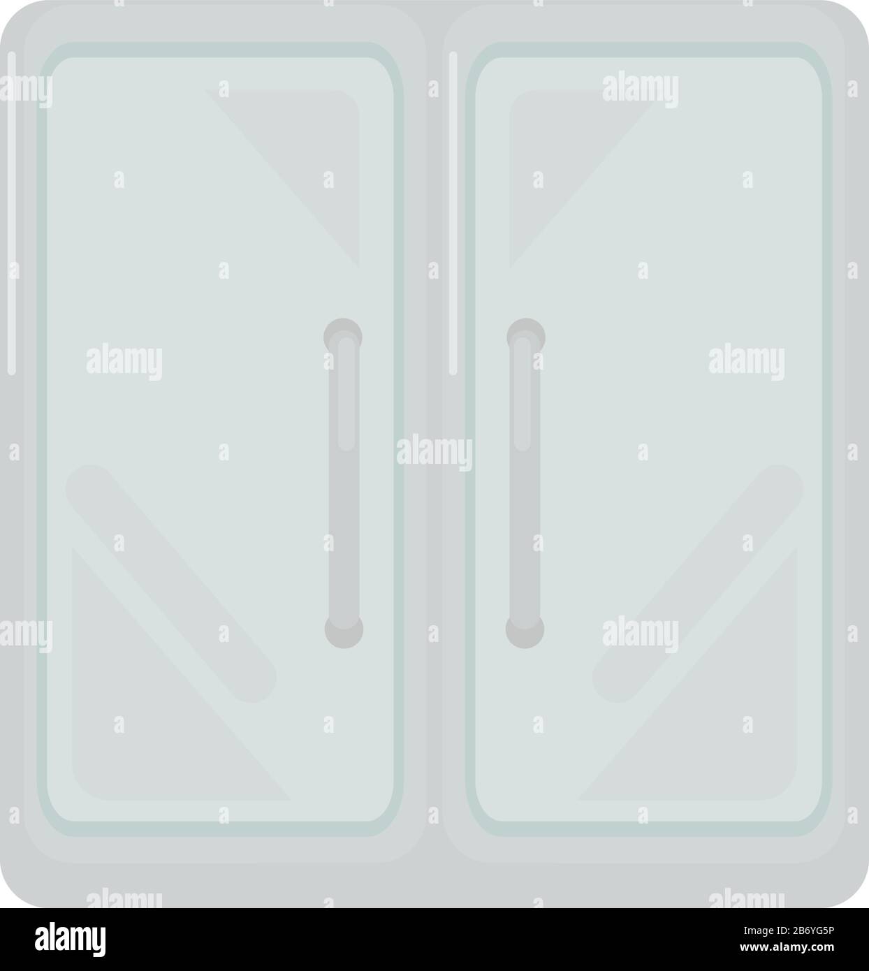 Portes bleues, illustration, vecteur sur fond blanc. Illustration de Vecteur